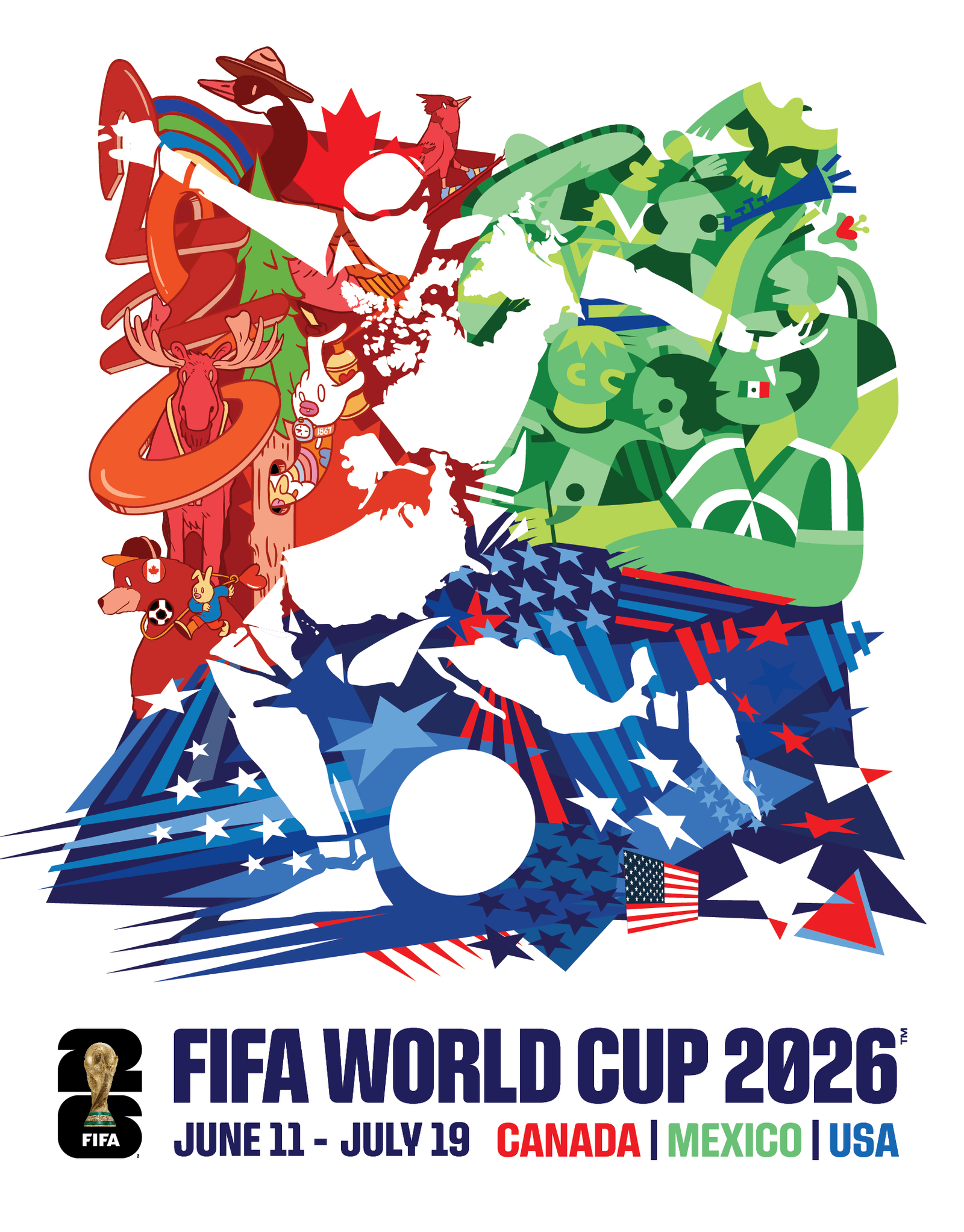 Póster oficial FIFA World Cup 2026